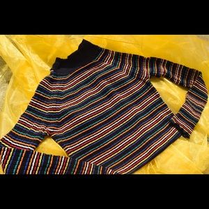 Zara Size S stripped long sleeve crop top